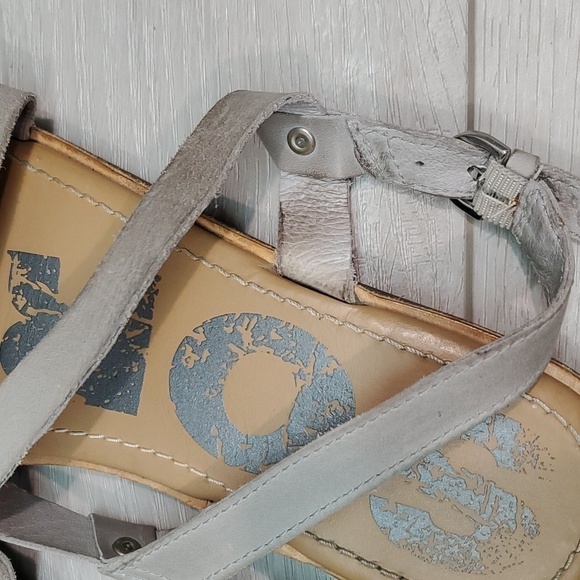 Sorel Women Comfort Loop Toe Ella Criss Cross in dove Sandals Flats shoes 10 - Picture 15 of 15